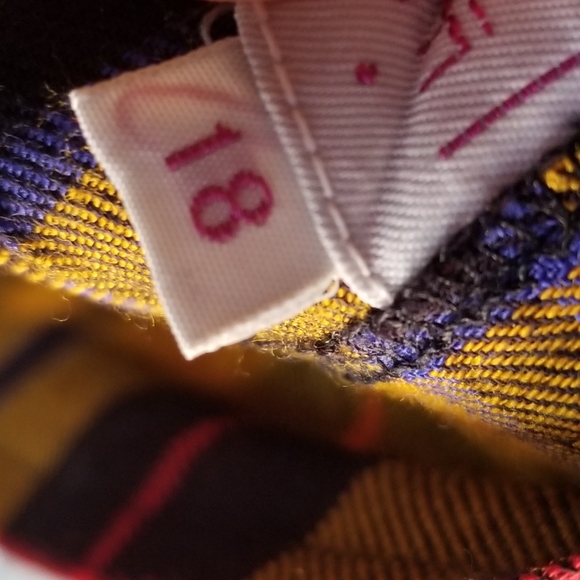 Vintage Laura and Jane plaid skirt set L - Picture 9 of 9